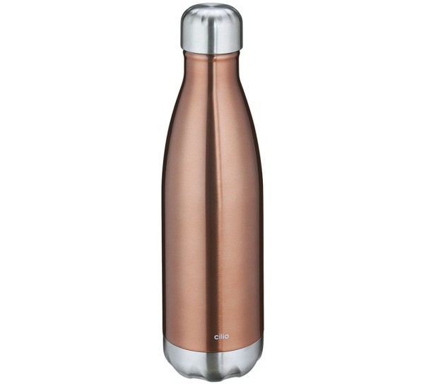 Cilio Elegante Isolier-Trinkflasche 500 ml kupfer