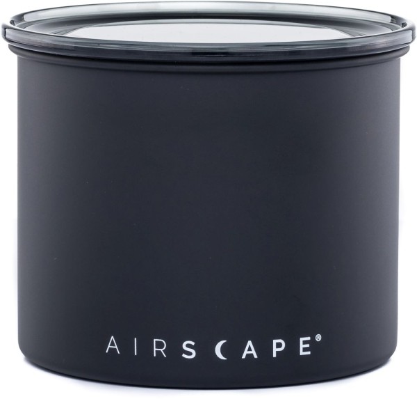 Airscape Edelstahl Aromabehälter klein schwarz matt