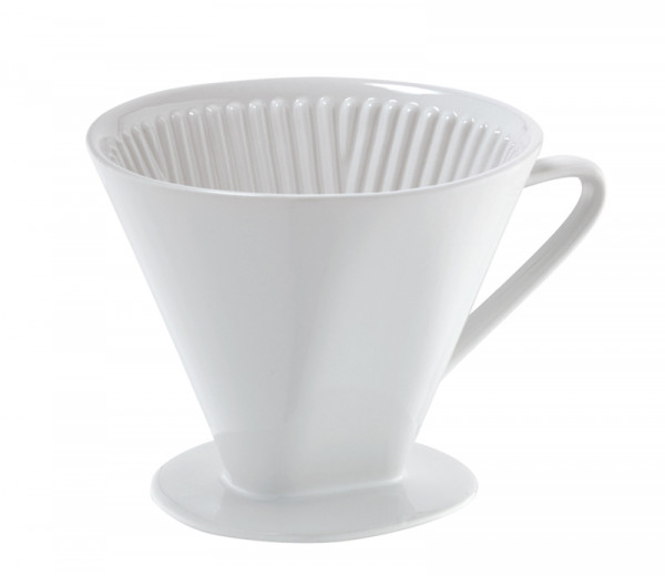 Cilio Porzellan-Kaffeefilter Gr. 6 weiß