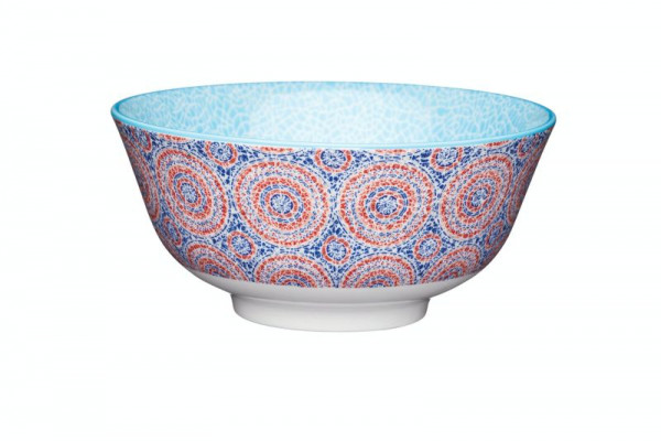 KitchenCraft Stoneware Bowl 15,7 cm Bright Tile