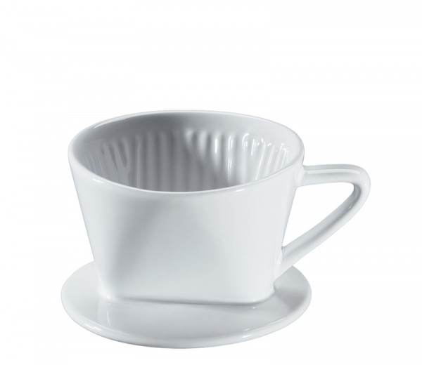 Cilio Porzellan Kaffeefilter Gr. 1 weiß