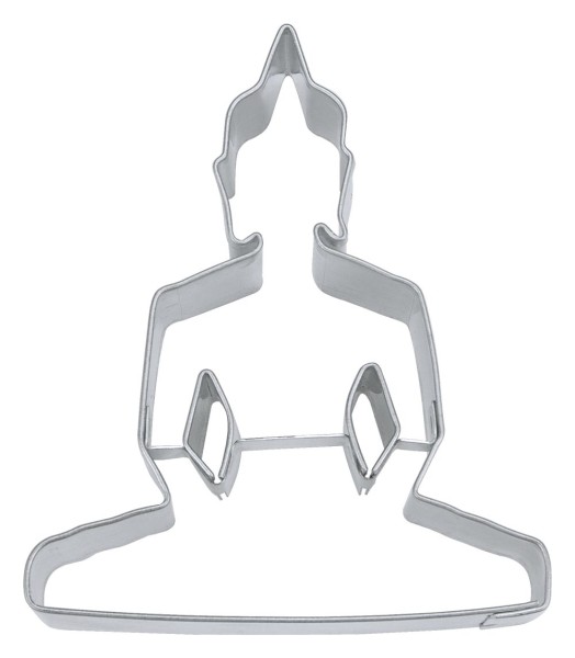 Städter Präge-Ausstecher Edelstahl Buddha 7,5 cm