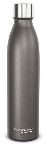 Thermos Bottle Isolierflasche Stahl 0,75 l Stone Grey Mat