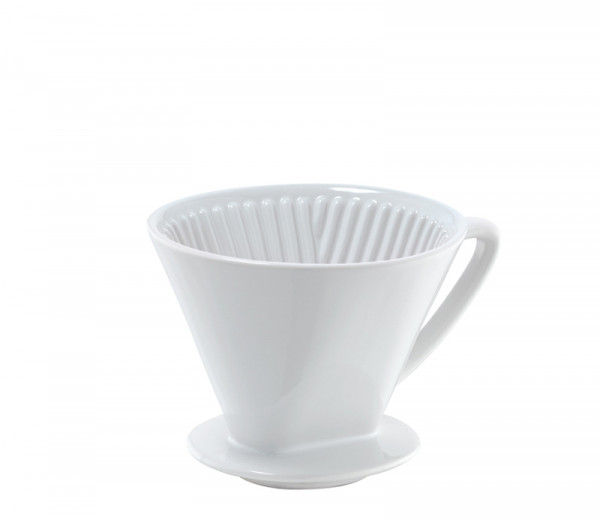 Cilio Porzellan Kaffeefilter Gr. 4 weiß