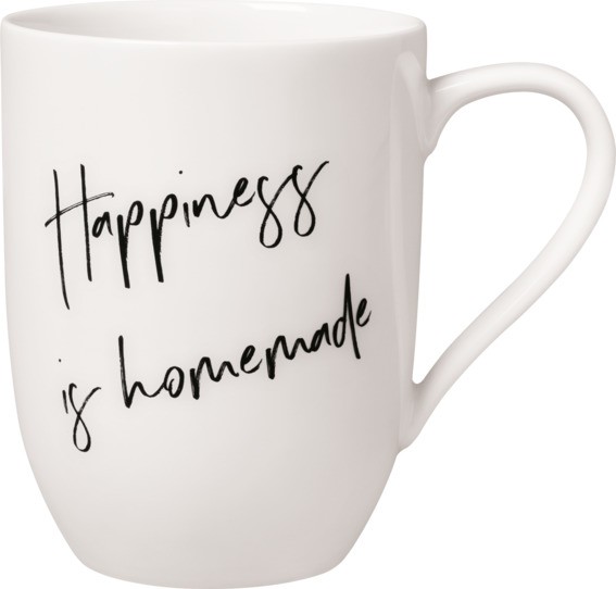 Villeroy & Boch Statement Becher mit Henkel Happiness Is Homemade