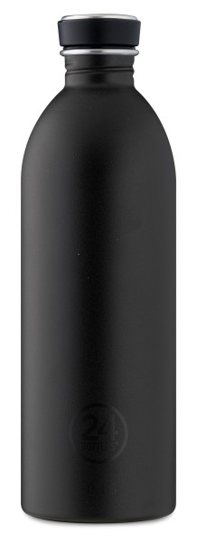 24Bottles Urban Bottle Basic Stone Tuxedo Black Trinkflasche 500 ml
