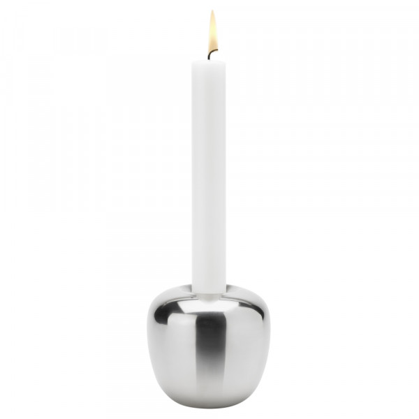 Stelton Ora Kerzen-Leuchter 8 cm Edelstahl groß