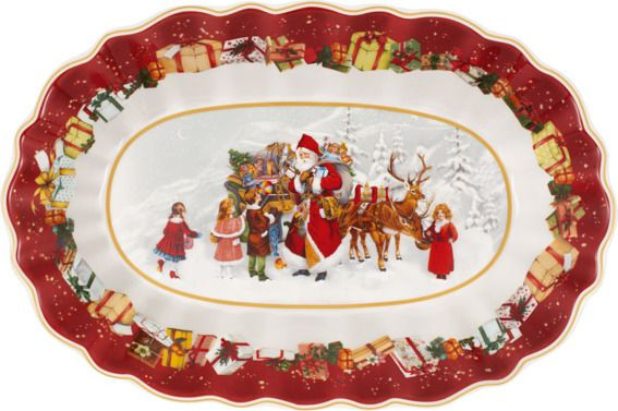Villeroy & Boch Toy´s Fantasy Schale oval groß Santa & Kind