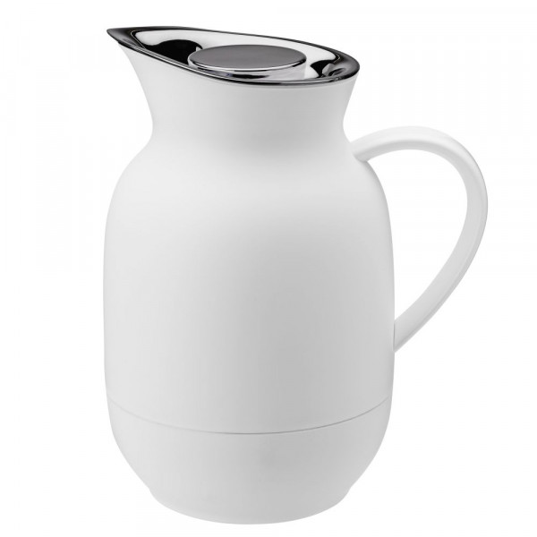 Stelton Amphora Thermoskanne Kaffee 1,0 l soft white