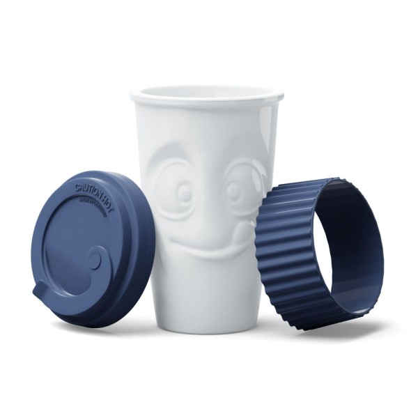 FiftyEight Products To Go Becher Lecker Marineblau