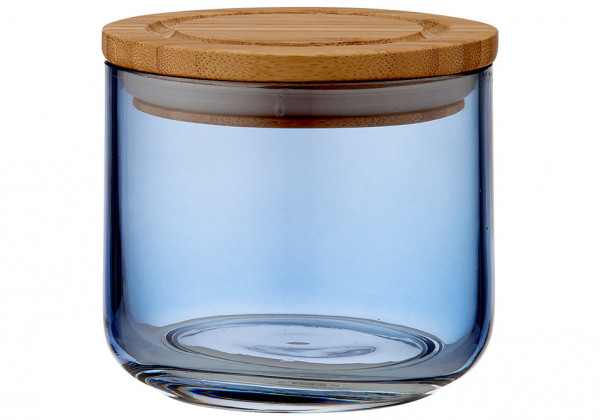 Ladelle Stak Glas Vorratsdose 9 cm dämmerblau