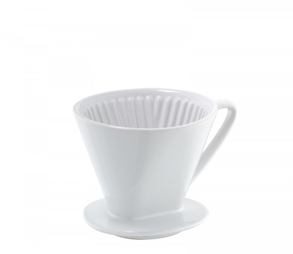 Cilio Porzellan Kaffeefilter Gr. 2 weiß