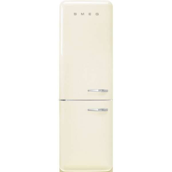 SMEG Retro Kühlschrank Creme Links-Anschlag