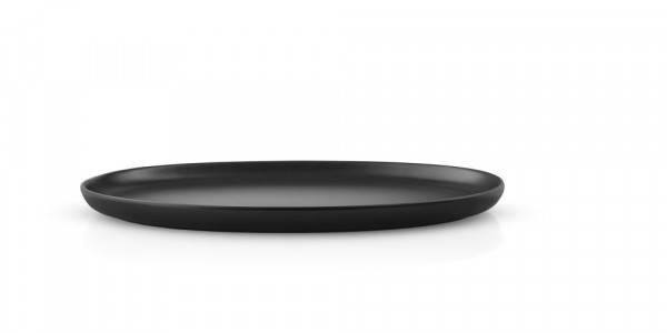 EvaSolo Nordic Kitchen Teller oval 32 cm schwarz