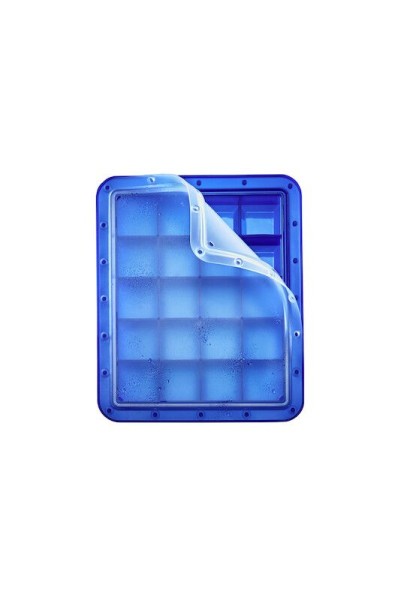 Lurch Arctic blau / transparent Eiswürfel-Bereiter Würfel 4x4 cm