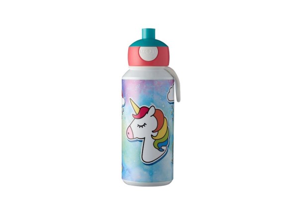 Mepal Campus Unicorn Trinkflasche Pop-Up 400 ml