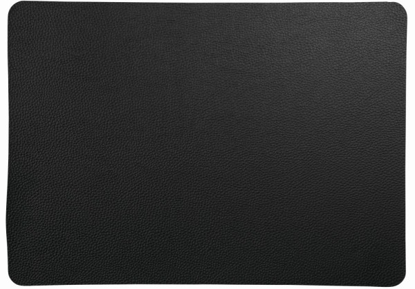 ASA Tabletops Rough Black Tisch-Set 46x33 cm Lederoptik