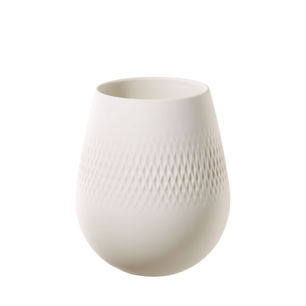 Villeroy & Boch Collier Blanc Vase Carre klein