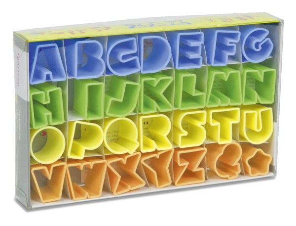 Städter Ausstecher PP-Kunststoff Alphabet Set 28-teilig 2,5 cm