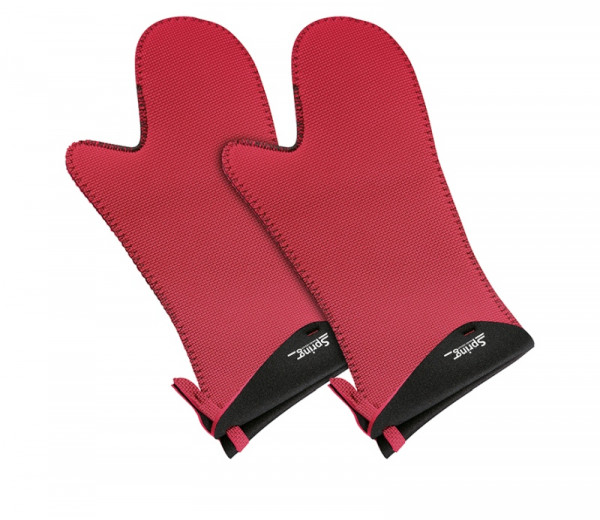 Spring Grips Handschuh lang rot / schwarz 1 Paar