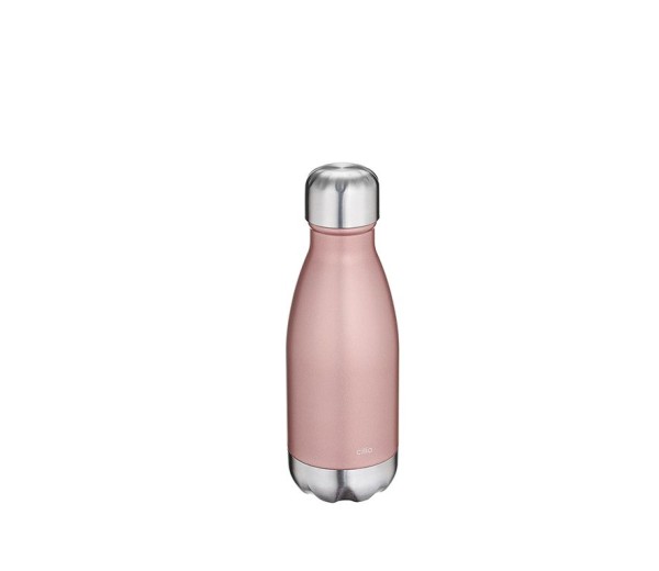 Cilio Elegante Isoliertrinkflasche 250 ml Rosegold