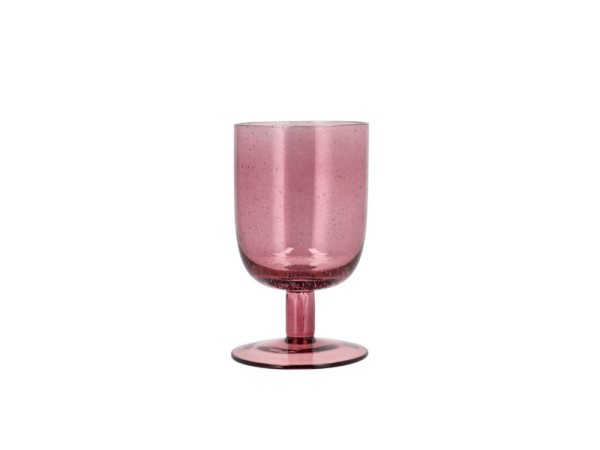 Lyngby Valencia Pink Wasserglas mit Fuß 37 cl
