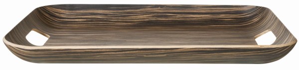Asa Wood Ebony Holz-Tablett rechteckig 45x36 cm