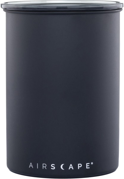 Airscape Edelstahl Aromabehälter mittel schwarz matt