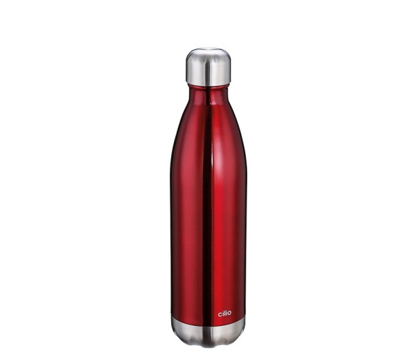 Cilio Elegante Isolierflasche Rot 750 ml