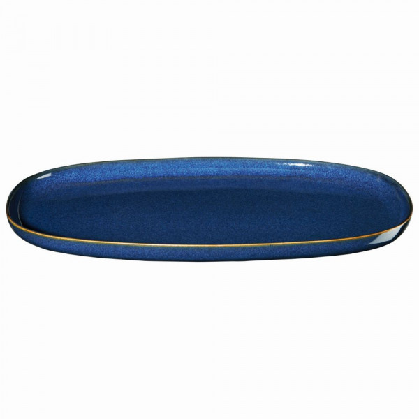 ASA Saisons Midnight Blue Platte oval 31x18 cm