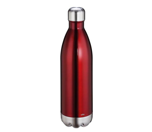 Cilio Elegante Isolierflasche rot 1 L
