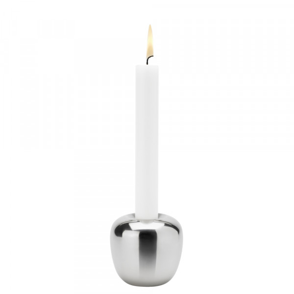 Stelton Ora Kerzen-Leuchter 7 cm Edelstahl klein